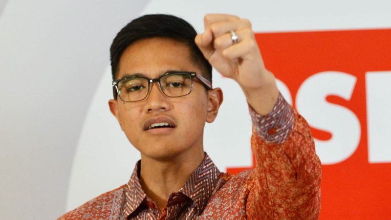 Ketua Umum PSI Kaesang Pangarep di DPP PSI Pusat, Jakarta, 24 November 2023.. Tempo/ Febri Angga Palguna