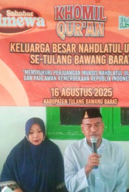 5.000 Warga NU Tubaba Khatamkan Al-Qur’an Massal Sambut HUT ke-80 RI